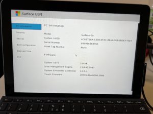 Tablet Surface problema accensione