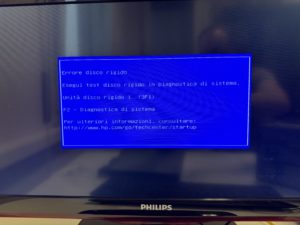 Riparazione pc desktop HP